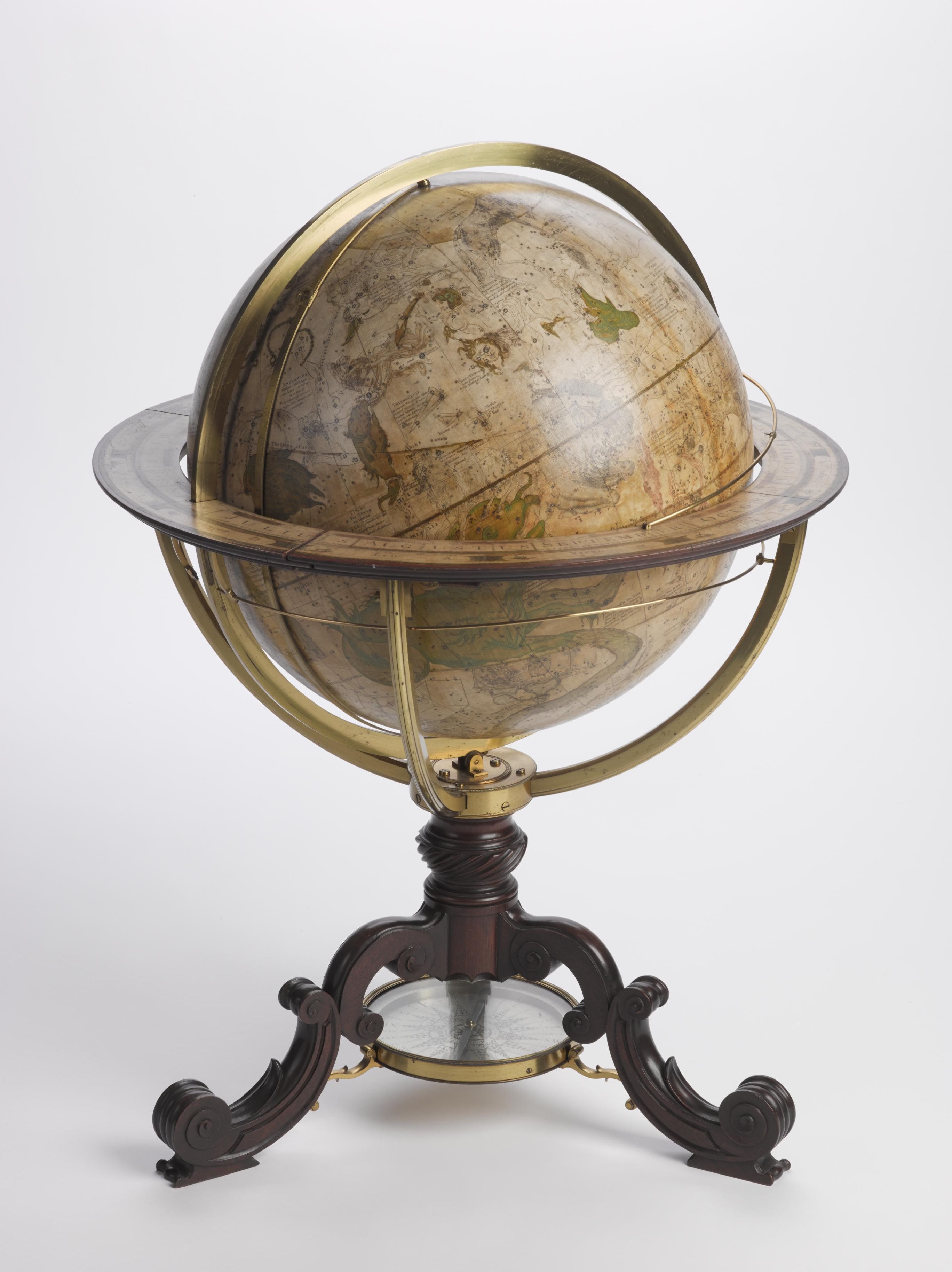 Globe céleste de George Adams pour George III